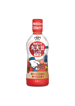 ヤマサ 鮮度生活 特選 丸大豆しょうゆ 300ml (スヌーピーボトル2024秋冬)