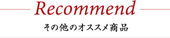 その他のオススメ商品